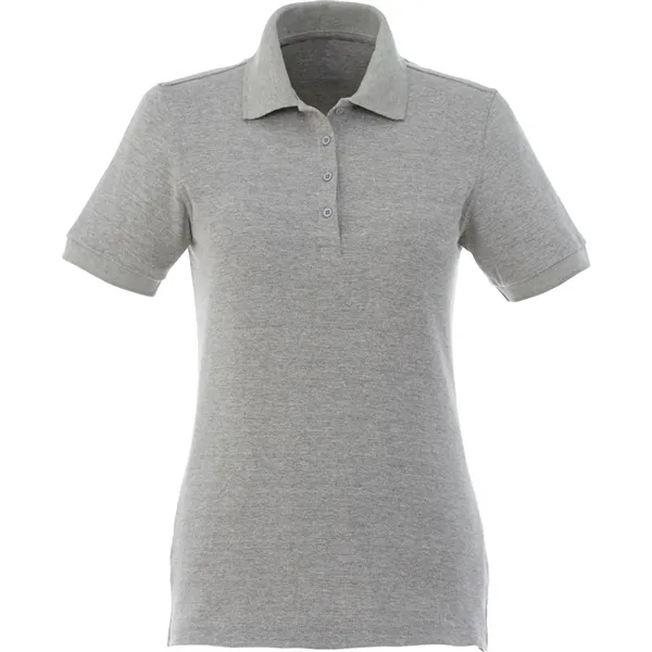 Heather Grey (932) color option for Women's Belmont Short Sleeve Polo