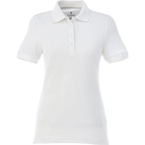 White (125) color option for Women's Belmont Short Sleeve Polo