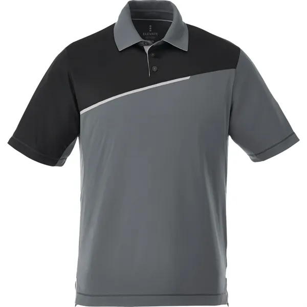 Steel Grey/Black (945) color option for Men's Prater Short Sleeve Polo