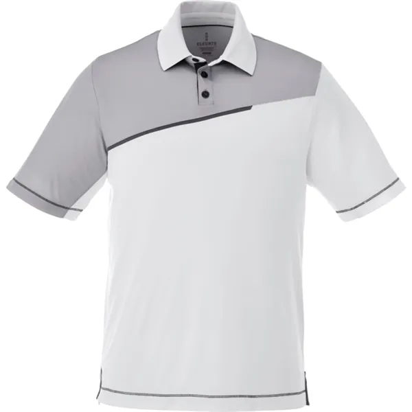 White/Silver (125) color option for Men's Prater Short Sleeve Polo