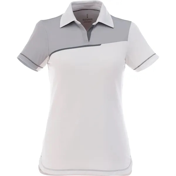 White/Silver (125) color option for Women's Prater Short Sleeve Polo