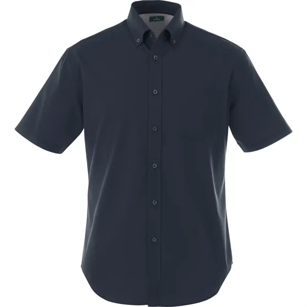 Navy 410 (575) color option for Men's Stirling Short Sleeve Shirt Tall