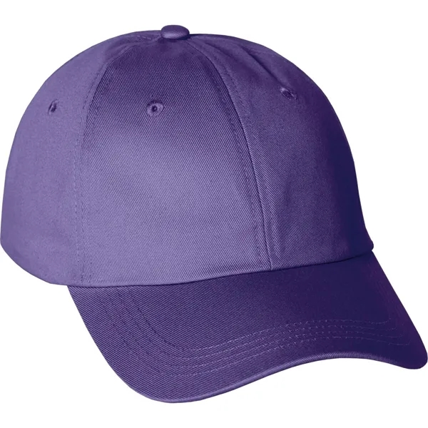 Bright Purple (588) color option for Unisex Apex Chino Twill Ballcap