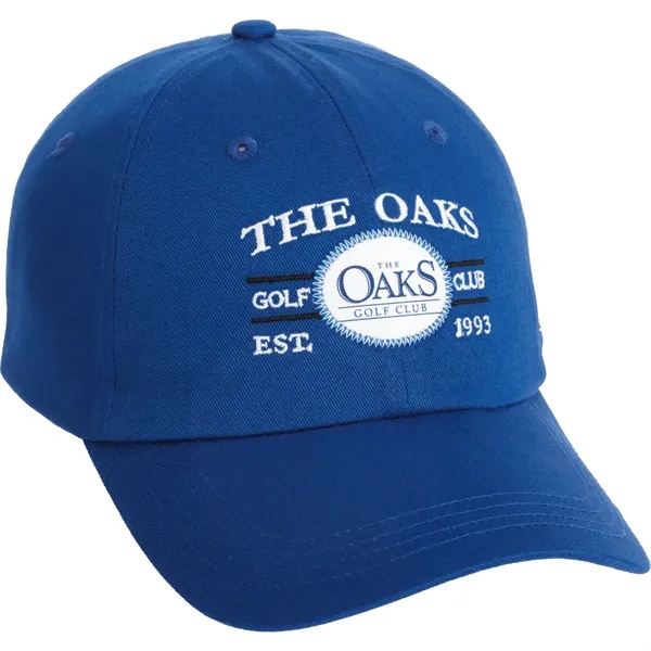New Royal (561) color option for Unisex Apex Chino Twill Ballcap