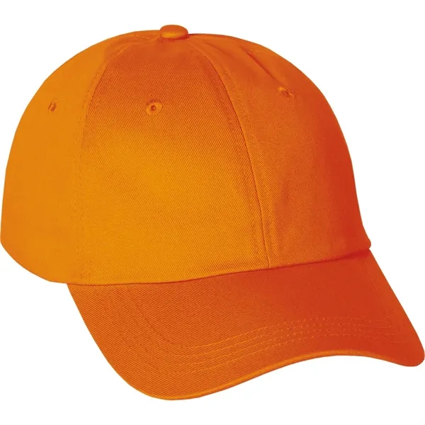 Saffron (270) color option for Unisex Apex Chino Twill Ballcap