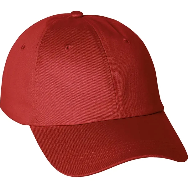 Team Red (358) color option for Unisex Apex Chino Twill Ballcap