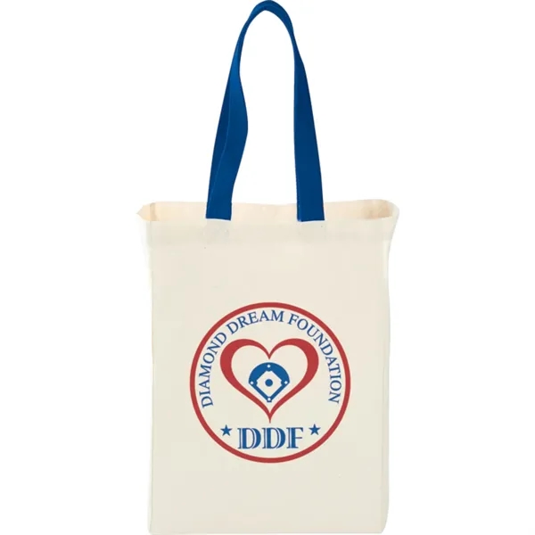 Royal (Ryl) color option for Nebraska 5oz Cotton Canvas Grocery Tote