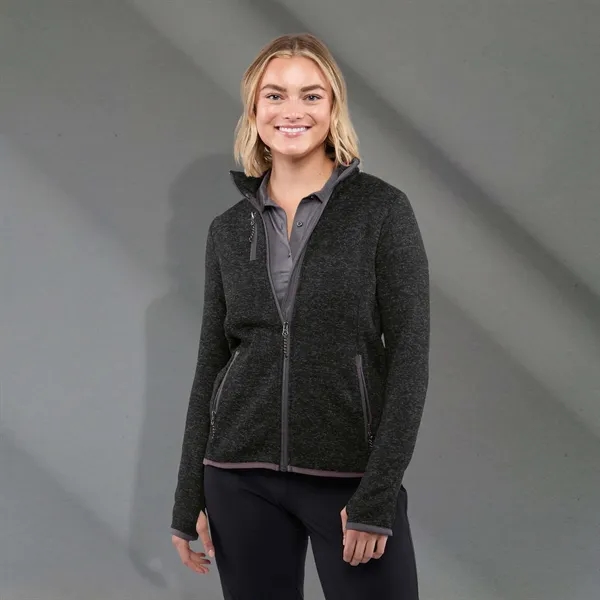 Black Smoke Heather (994) color option for Women's Tremblant Knit Jacket