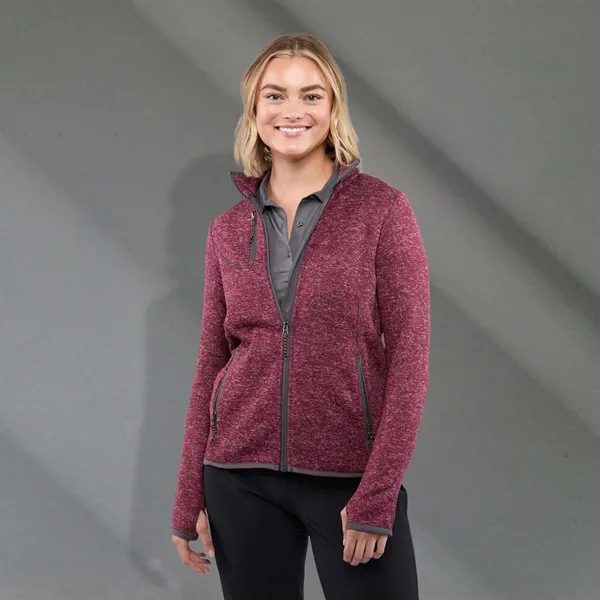 Maroon Heather (384) color option for Women's Tremblant Knit Jacket