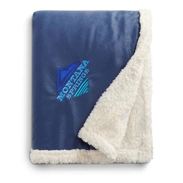 Navy (Ny) color option for Field & Co.® Sherpa Blanket