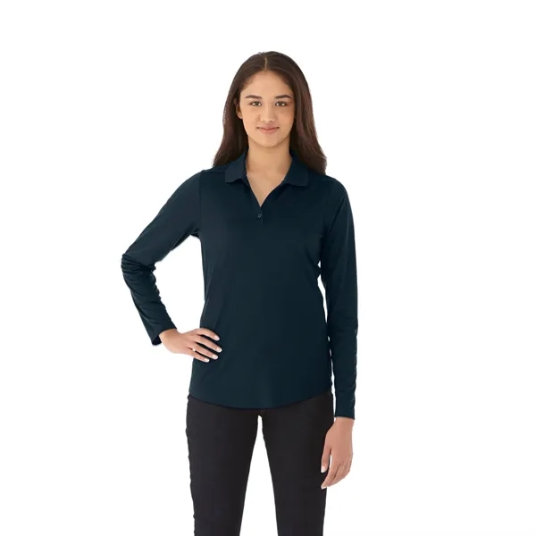 Navy (575) color option for Women's Mori Long Sleeve Polo