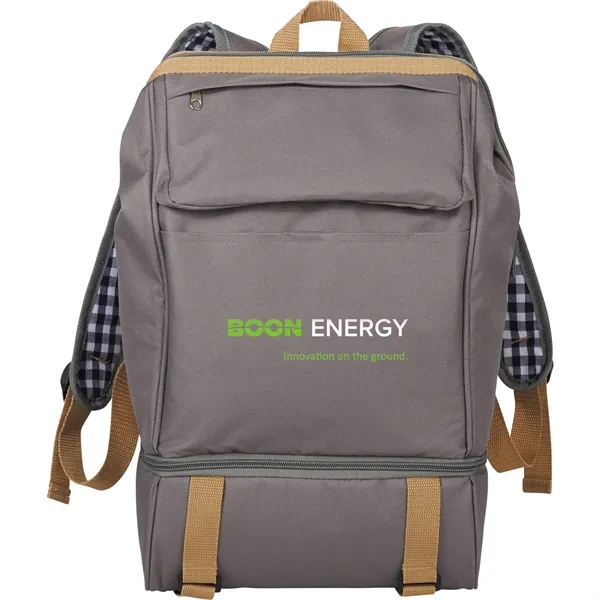 Gray (Gy) color option for Cafe Picnic Backpack For Two