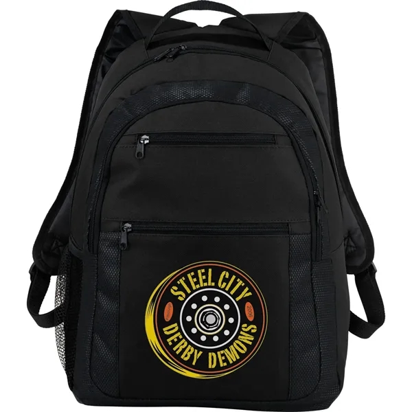 Black (Bk) color option for Executive 15" Computer Backpack