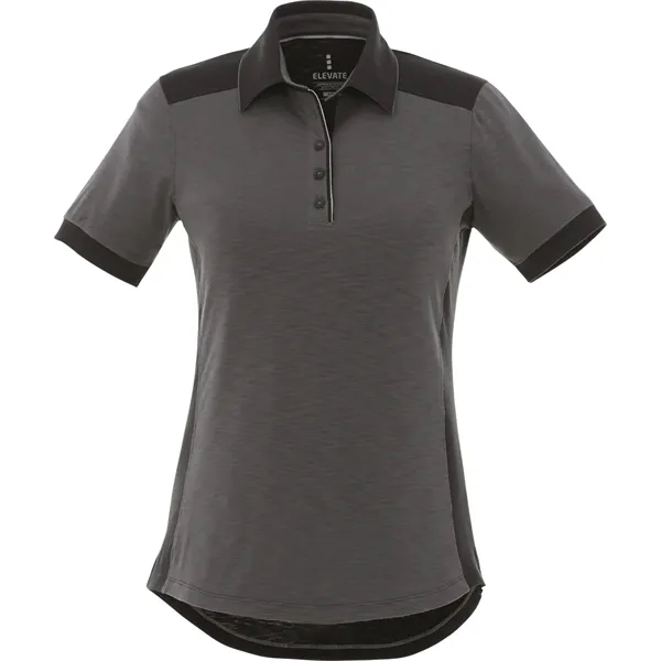 Charcoal/Black Smoke (990) color option for Women's Laramie Short Sleeve Polo