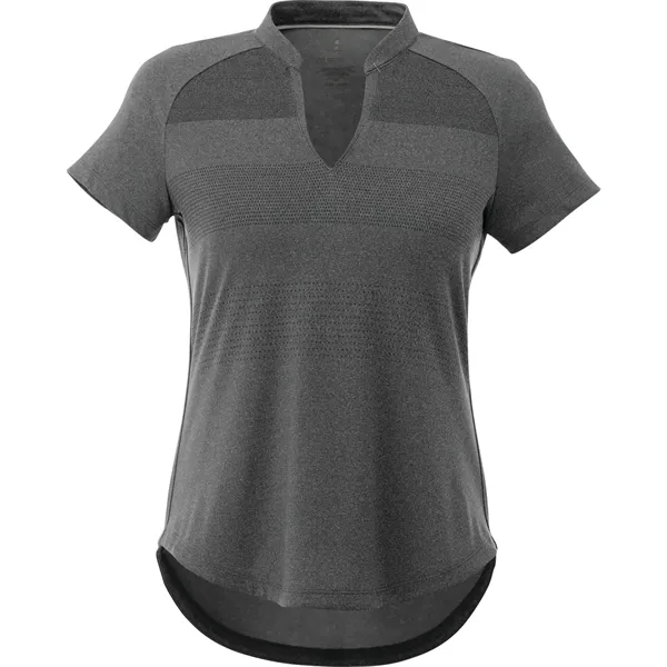 Heather Dark Charcoal (988) color option for Women's Antero Short Sleeve Polo