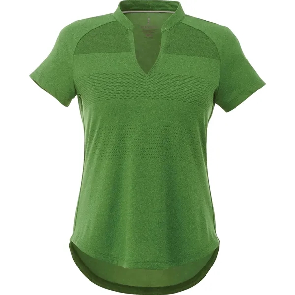 Juniper Heather (655) color option for Women's Antero Short Sleeve Polo