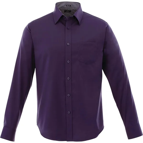 Dark Plum (585) color option for Men's Cromwell Long Sleeve Shirt