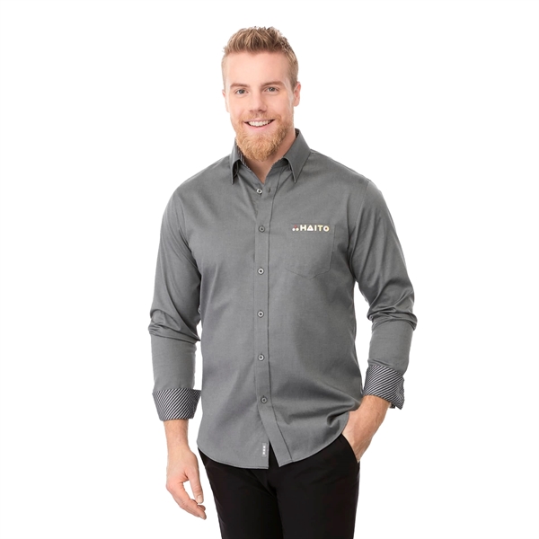 Grey Storm (991) color option for Men's Cromwell Long Sleeve Shirt