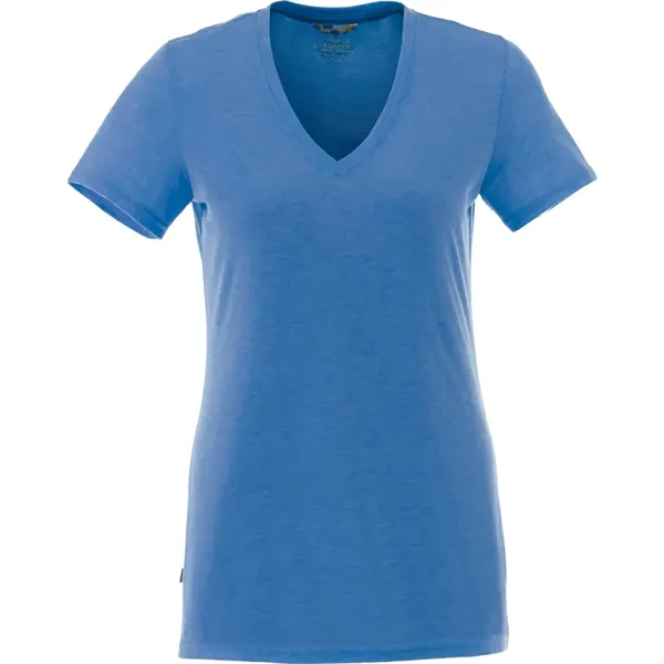 Blue Heather (431) color option for Women's Sarek V Short Sleeve Tee