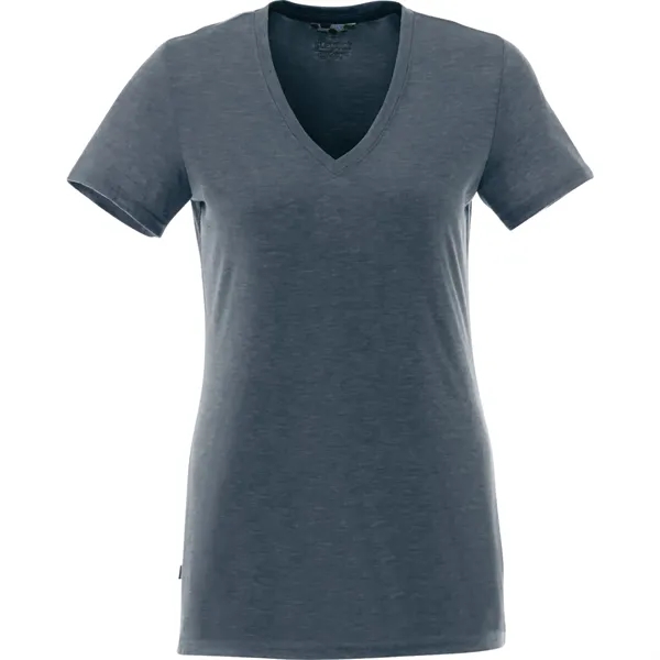 Navy Heather (575) color option for Women's Sarek V Short Sleeve Tee