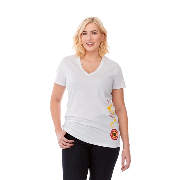 White Solid (110) color option for Women's Sarek V Short Sleeve Tee