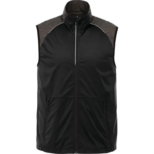 Black/Black Smoke Heather (995) color option for Men's Nasak Hybrid Softshell Vest