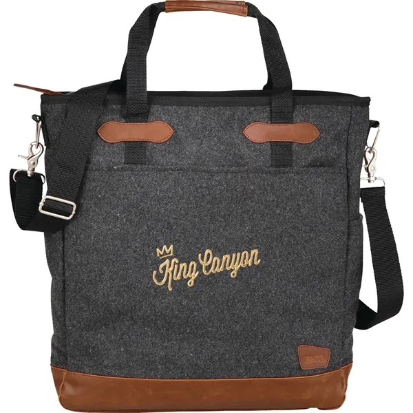 Charcoal (Ca) color option for Field & Co.® Campster Wool 15" Computer Tote