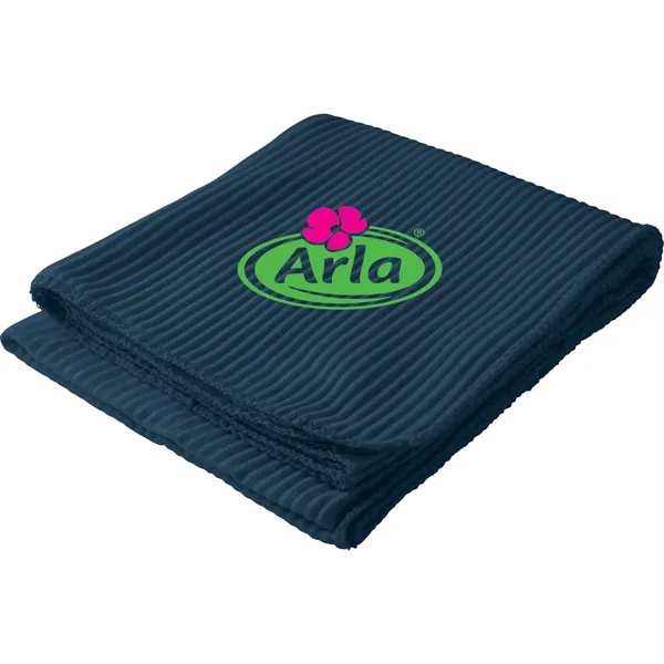 Navy (Ny) color option for Ribbed Fleece Blanket