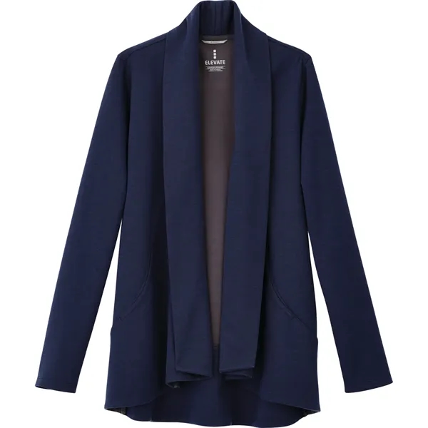 Metro Blue Heather (550) color option for Women's Equinox Knit Blazer