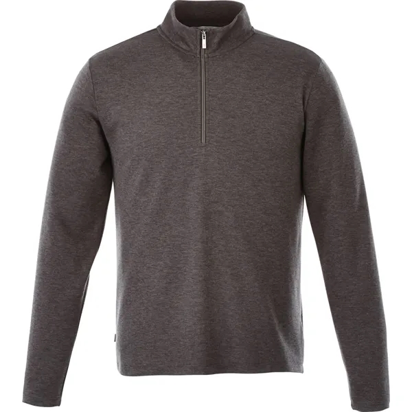 Heather Dark Charcoal (988) color option for Men's Stratton Knit Quarter Zip