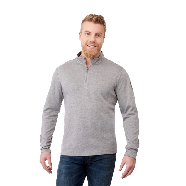 Heather Grey (932) color option for Men's Stratton Knit Quarter Zip