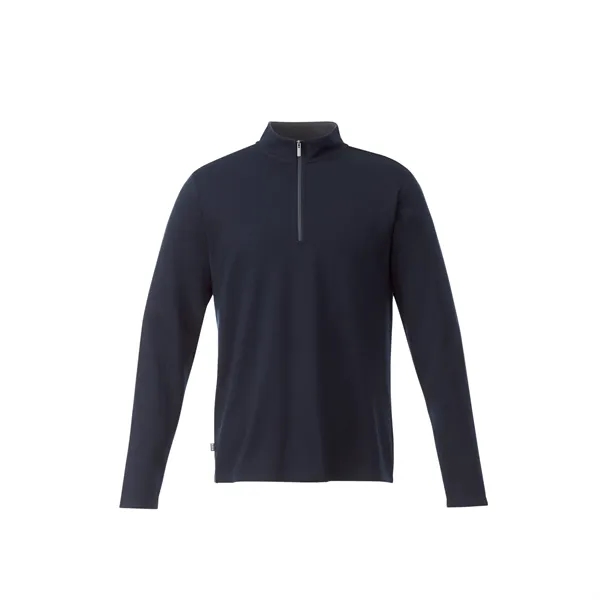 Navy Heather (575) color option for Men's Stratton Knit Quarter Zip