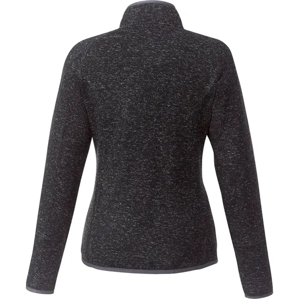 Blk Smk Hthr/Blk Smk Hthr (994) color option for Women's Vorlage Half Zip Knit Jacket