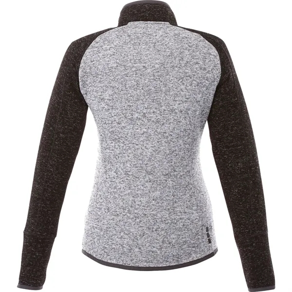 Light Hthr Grey/Blk Smk Hthr (922) color option for Women's Vorlage Half Zip Knit Jacket