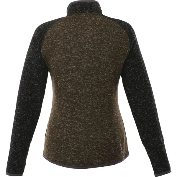 Loden Heather/Black Smk Hthr (684) color option for Women's Vorlage Half Zip Knit Jacket