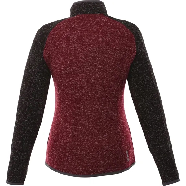 Maroon Heather/Black Smk Hthr (384) color option for Women's Vorlage Half Zip Knit Jacket