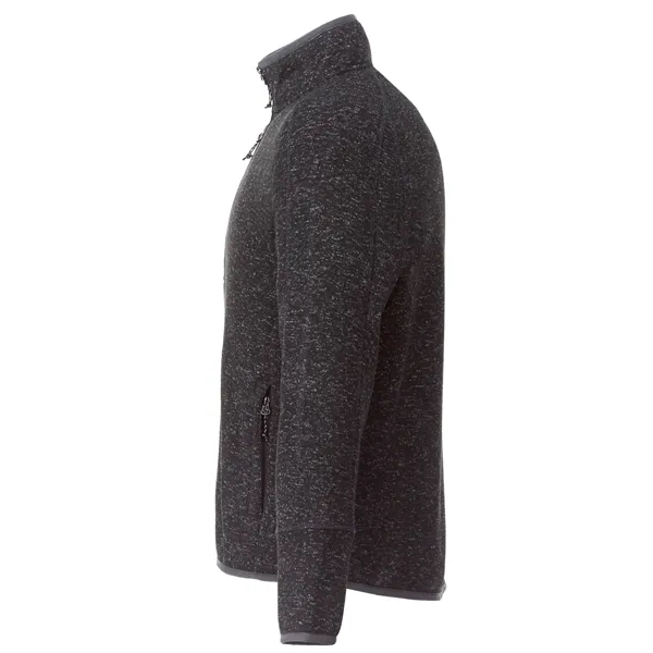 Blk Smk Hthr/Blk Smk Hthr (994) color option for Men's Vorlage Half Zip Knit Jacket