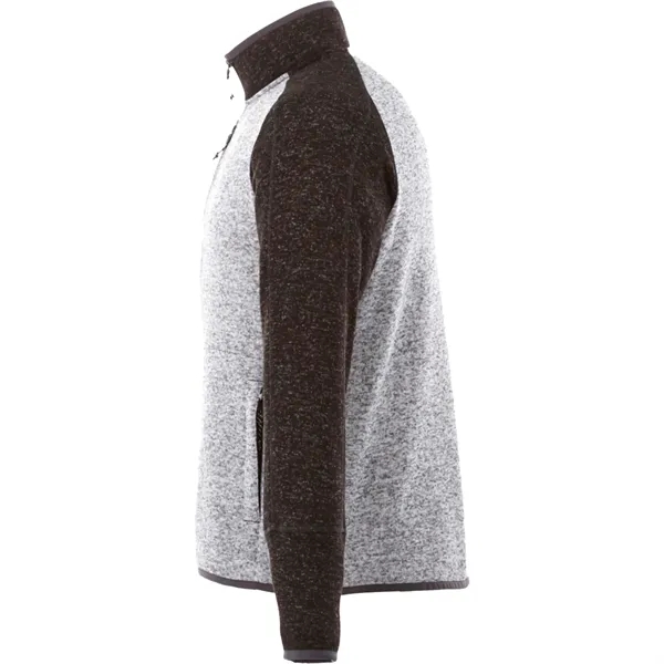 Light Hthr Grey/Blk Smk Hthr (922) color option for Men's Vorlage Half Zip Knit Jacket