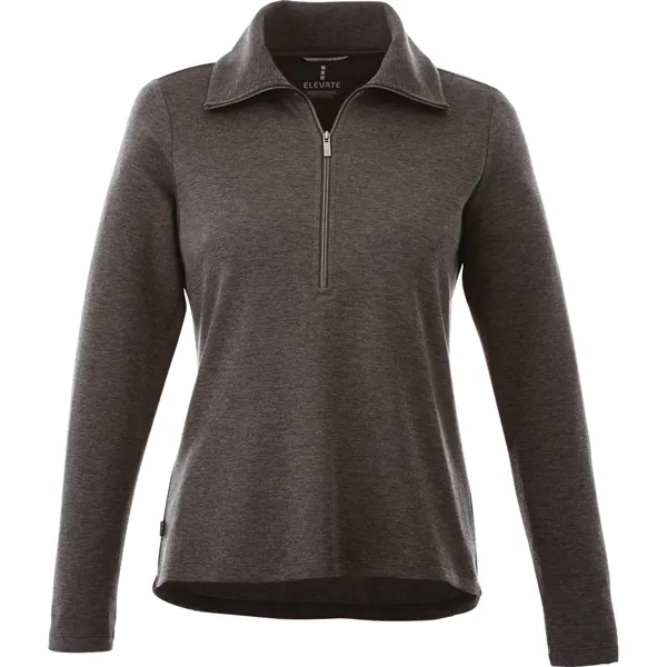 Heather Dark Charcoal (988) color option for Women's Stratton Knit Half Zip