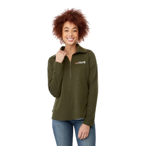 Loden Heather (684) color option for Women's Stratton Knit Half Zip