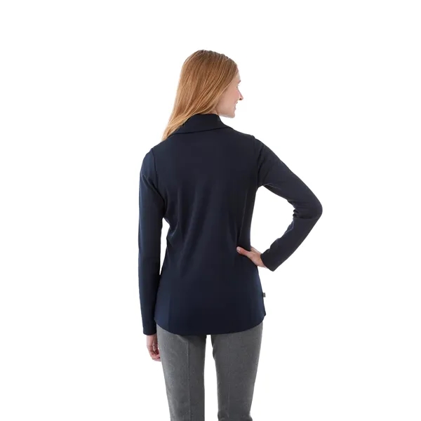 Navy Heather (575) color option for Women's Stratton Knit Half Zip