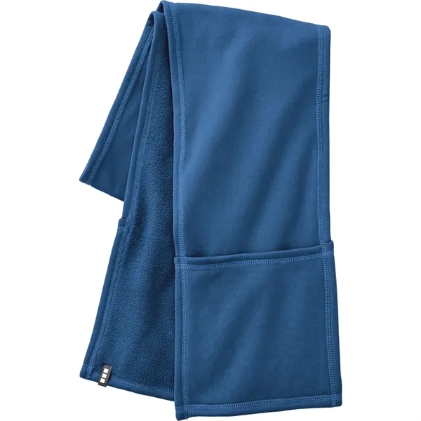 Metro Blue (550) color option for Unisex Parallel Knit Scarf