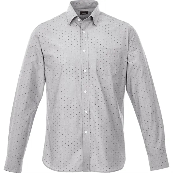 Grey Storm (991) color option for Men's Huntington Long Sleeve Shirt