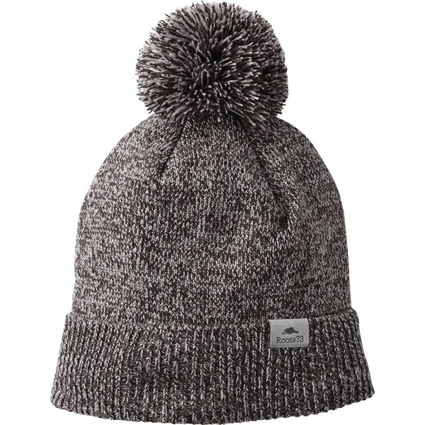 Dark Charcoal Mix (993) color option for Unisex Shelty Roots73 Knit Toque