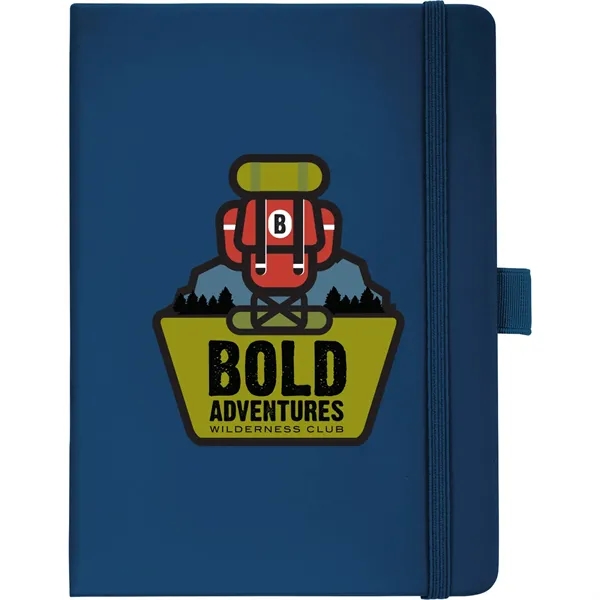 Navy (Ny) color option for Fsc® Mix 5" X 7" Vienna Hard Bound Journal