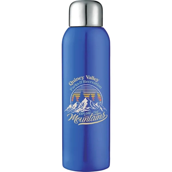 Recycled Blue color option for Guzzle 28oz Stainless Sports Bottle