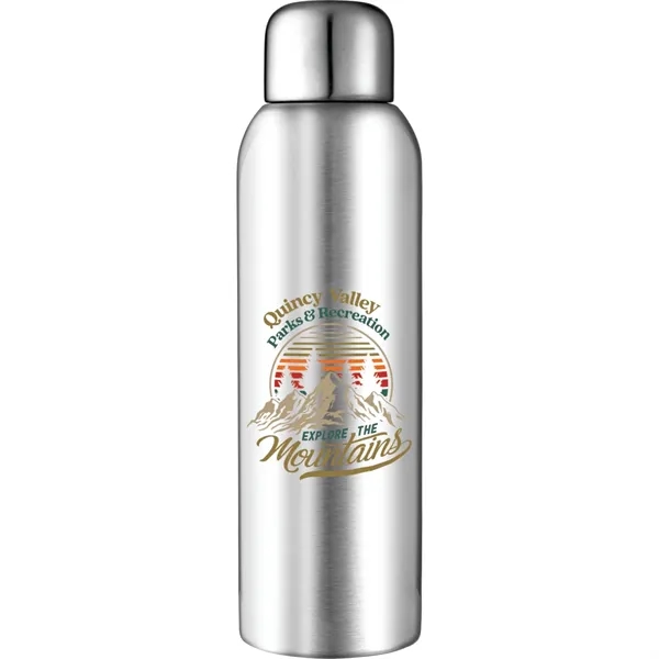 Recycled Silver color option for Guzzle 28oz Stainless Sports Bottle