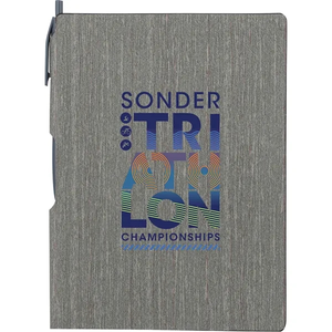 Photo of Fsc® Mix 6" X 8.5" Bari Notebook With Pen