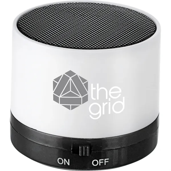 White (Wh) color option for Cylinder Bluetooth Speaker