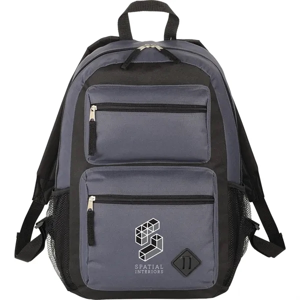 Charcoal (Ca) color option for Double Pocket Backpack